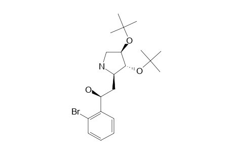 (1S)-1-(2-BROMOPHENYL)-2-[(2S,3S,4S)-3,4-DI-TERT.-BUTOXYPYRROLIDIN-2-YL]-ETHANOL