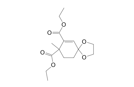 7,8-Diethoxycarbonyl-8-methyl-1,4-dioxa-spiro[4.5]dec-6-ene