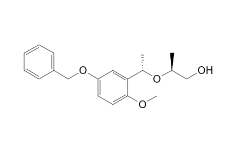 (2S)-2-[(1S)-1-(2-methoxy-5-phenylmethoxy-phenyl)ethoxy]propan-1-ol