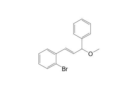1-Bromanyl-2-[(E)-3-methoxy-3-phenyl-prop-1-enyl]benzene
