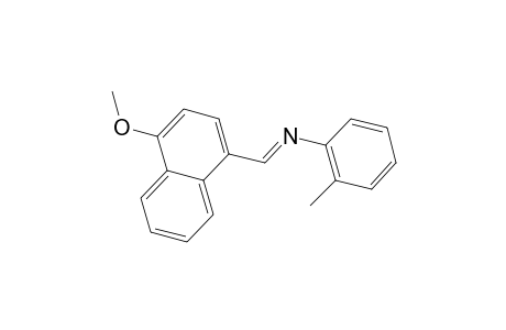 (4-methoxy-naphthalen-1-ylmethylene)-O-tolyl-amine