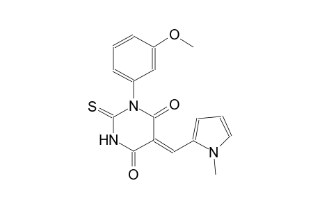 (5Z)-1-(3-methoxyphenyl)-5-[(1-methyl-1H-pyrrol-2-yl)methylene]-2-thioxodihydro-4,6(1H,5H)-pyrimidinedione