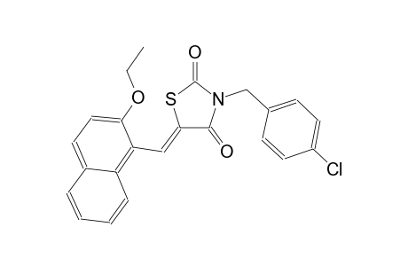 2,4-thiazolidinedione, 3-[(4-chlorophenyl)methyl]-5-[(2-ethoxy-1-naphthalenyl)methylene]-, (5Z)-