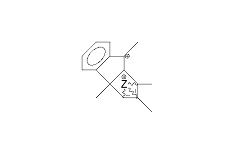 1,3,4,6-Tetramethyl-7,8-benzo-bicyclo(3.3.0)octa-2,7-diene-4,7-diyl dication