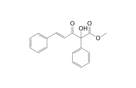 Methyl 2-hydroxy-3-oxo-2-phenyl-trans-5-phenylpentenoate