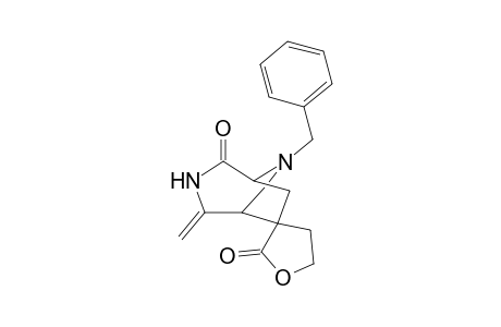 8-Benzyl-6-(2-hydroxyethyl)-4-methylene-2-oxo-3,8-diazabicyclo[3.2.1]octane-6-endo-6-carboxylic acid lactone