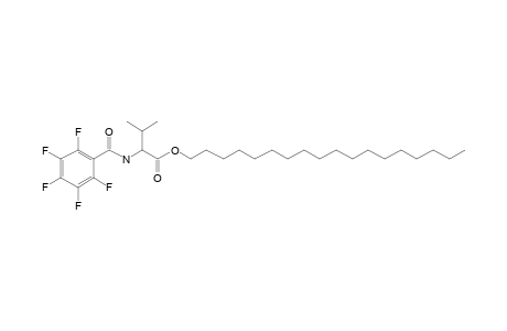 L-Valine, N-pentafluorobenzoyl-, octadecyl ester