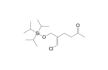 6-Chloro-5-[(triisopropylsilyloxy)methyl]hex-5-en-2-one