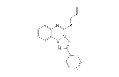 [1,2,4]triazolo[1,5-c]quinazoline, 5-(2-propenylthio)-2-(4-pyridinyl)-