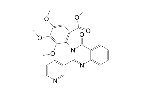ASPERTERRESTIDE_B;3,4,5-TRIMETHOXYL-2-(4-OXO-2-(PYRIDINE-3-YL)-QUINAZOLIN-3-(4-H)-YL)-BENZOATE