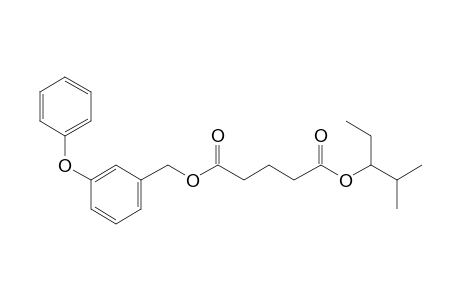 Glutaric acid, 2-methylpent-3-yl 3-phenoxybenzyl ester