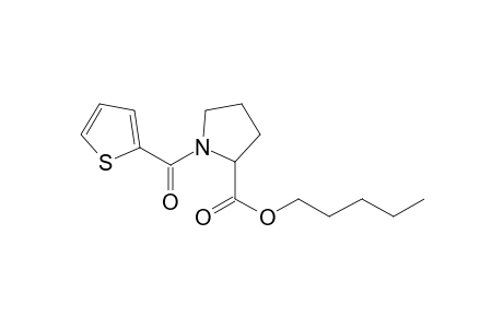 L-Proline, N-(thiophen-2-carbonyl)-, pentyl ester