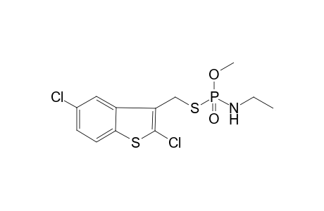 S-((2,5-Dichloro-1-benzothien-3-yl)methyl) O-methyl ethylamidothiophosphate