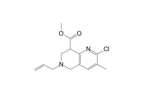 Methyl 6-Allyl-2-chloro-3-methyl-5,6,7,8-tetrahydro-1,6-naphthyridine-8-carboxylate