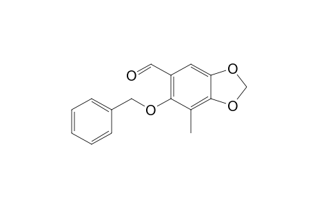 6-Benzyloxy-5-methyl-3,4-methylenedioxybenzaldehyde