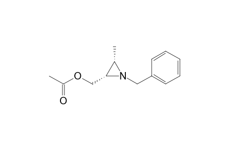 [(2S,3S)-1-benzyl-3-methyl-aziridin-2-yl]methyl acetate
