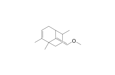 Bicyclo[3.3.1]non-2-ene, 9-(methoxymethylene)-1,2,6-trimethyl-, endo-(.+-.)-