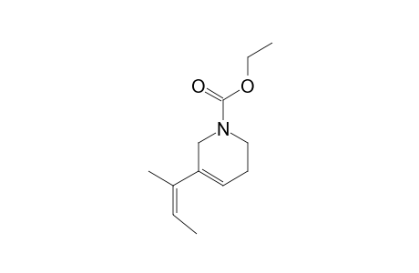 ETHYL-3-(1-METHYLPROP-1-ENYL)-1,2,5,6-TETRAHYDROPYRIDINE-1-CARBOXYLATE