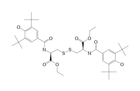 N-(3,5-DI-TERT.-BUTYL-4-HYDROXYBENZOYL)-L-CYSTINE-ETHYLESTER