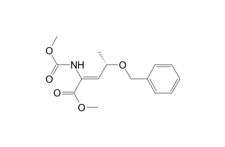 (Z,4S)-2-(methoxycarbonylamino)-4-phenylmethoxy-2-pentenoic acid methyl ester