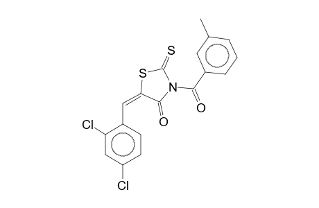 5-(2,4-Dichlorobenzylidene)-3-(m-toluoyl)rhodanine