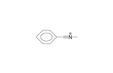 N-Methyl-C-phenyl-nitrilium cation