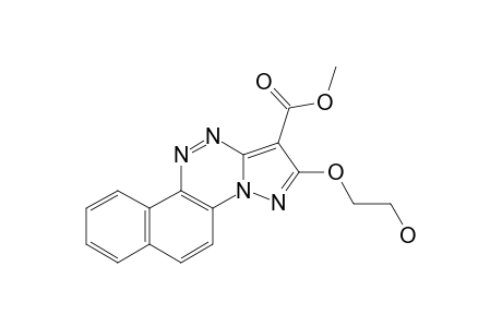 4-(2'-hydroxyethoxy)-3-methoxycarbonylnaphtho[2,1-c]pyrazolo[5,1-e](1,2,4)triazine