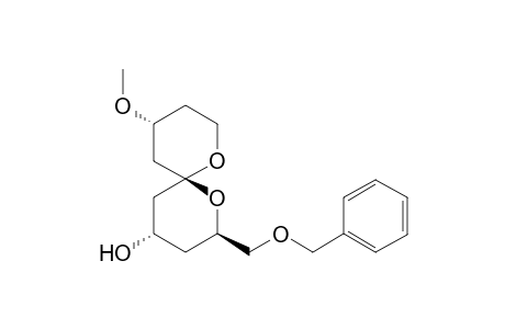 (2R,4S,6S,10R)-2-(Benzyloxy)methyl)-10-methoxy-1,7-dioxaspiro[5.5]undecan-4-ol