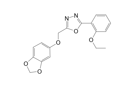1,3,4-Oxadiazole, 2-[(1,3-benzodioxol-5-yloxy)methyl]-5-(2-ethoxyphenyl)-