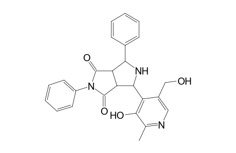 Pyrrolo[3,4-c]pyrrole-1,3(2H,3aH)-dione, tetrahydro-4-[3-hydroxy-5-(hydroxymethyl)-2-methyl-4-pyridinyl]-2,6-diphenyl-, (3a.alpha.,4.beta.,6.beta.,6a.alpha.)-