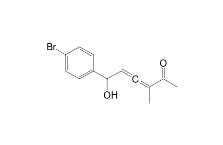 6-Hydroxy-3-methyl-6-(p-bromophenyl)-hexa-3,4-dien-2-one