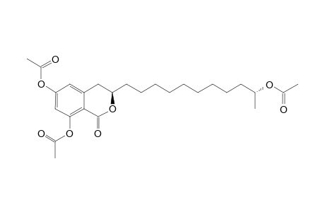 (3R,10'S)-3-(10'-ACETOXYUNDECYL)-6,8-DIACETOXY-3,4-DIHYDROISOCOUMARIN