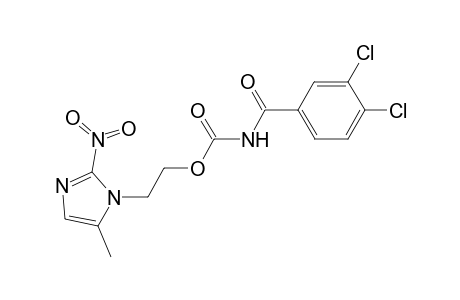 Carbamic acid, (3,4-dichlorobenzoyl)-, 2-(5-methyl-2-nitro-1H-imidazol-1-yl)ethyl ester