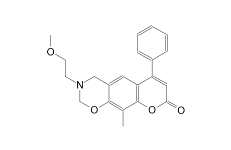 2H,8H-pyrano[3,2-g][1,3]benzoxazin-8-one, 3,4-dihydro-3-(2-methoxyethyl)-10-methyl-6-phenyl-