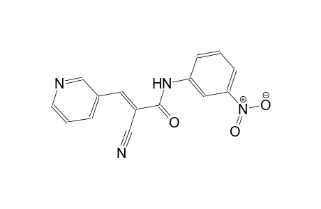 (2E)-2-cyano-N-(3-nitrophenyl)-3-(3-pyridinyl)-2-propenamide