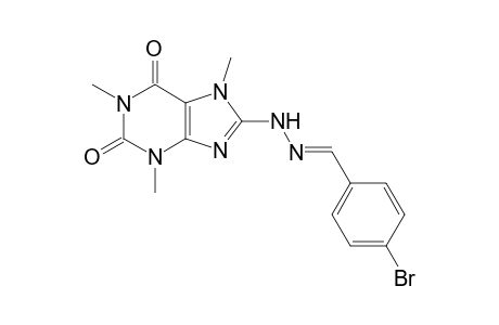 8-[(p-Bromohenyl)methylenehydrazino]-caffeine