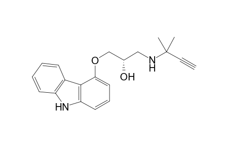 (2S)-1-(9H-carbazol-4-yloxy)-3-(1,1-dimethylprop-2-ynylamino)propan-2-ol