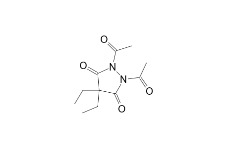 1,2-Diacetyl-4,4-diethyl-3,5-pyrazolidinedione
