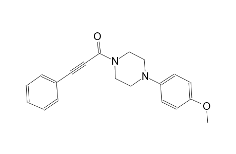 1-(4-methoxyphenyl)-4-(3-phenyl-2-propynoyl)piperazine