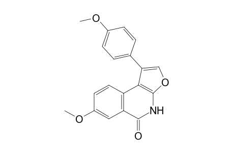 7-methoxy-1-(p-methoxyphenyl)furo[2,3-c[isoquinolin-5(4H)-one