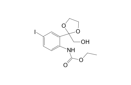 [2-(2-Hydroxymethyl-[1,3]dioxolan-2-yl)-4-iodo-phenyl]-carbamic acid ethyl ester