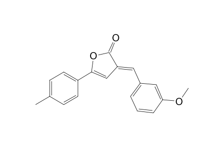 3-(3'-Methoxybenzylidene)-5-(p-methylphenyl)-2(3H)-furanone