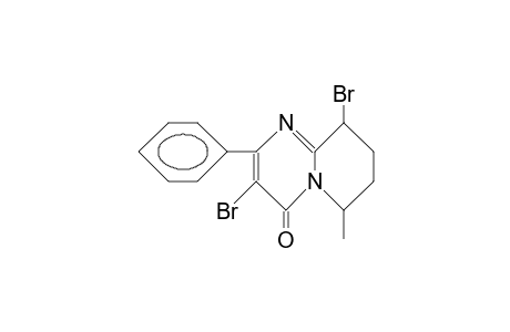 cis-3,9-Dibrom-6-methyl-2-phenyl-6,7,8,9-tetrahydro-4H-pyrido-U1,2-ae-pyrimidin-4-on