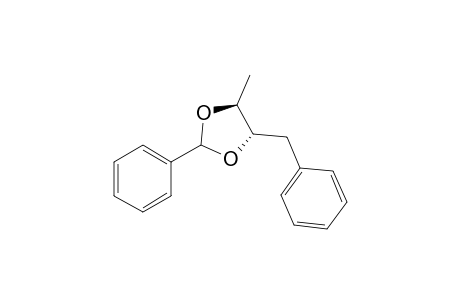 4-Benzyl-5-methyl-2-phenyl-1,3-trans-dioxolane