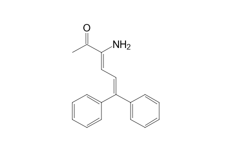 3,5-Hexadien-2-one, 3-amino-6,6-diphenyl-