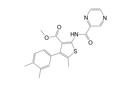methyl 4-(3,4-dimethylphenyl)-5-methyl-2-[(2-pyrazinylcarbonyl)amino]-3-thiophenecarboxylate