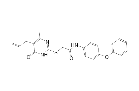 2-[(5-allyl-4-methyl-6-oxo-1,6-dihydro-2-pyrimidinyl)sulfanyl]-N-(4-phenoxyphenyl)acetamide