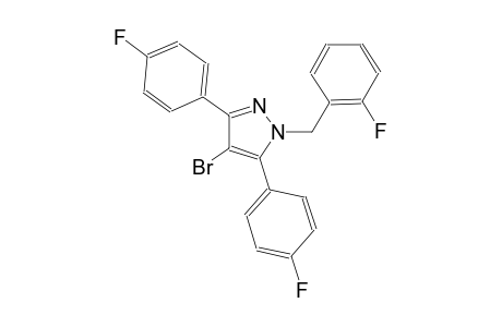 4-bromo-1-(2-fluorobenzyl)-3,5-bis(4-fluorophenyl)-1H-pyrazole