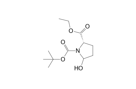 (2S,5R/S)-1-(tert-Butoxycarbonyl)-5-hydroxypyrrolidine-2-carboxylic acid ethyl ester