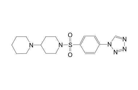 1'-((4-(1H-tetrazol-1-yl)phenyl)sulfonyl)-1,4'-bipiperidine